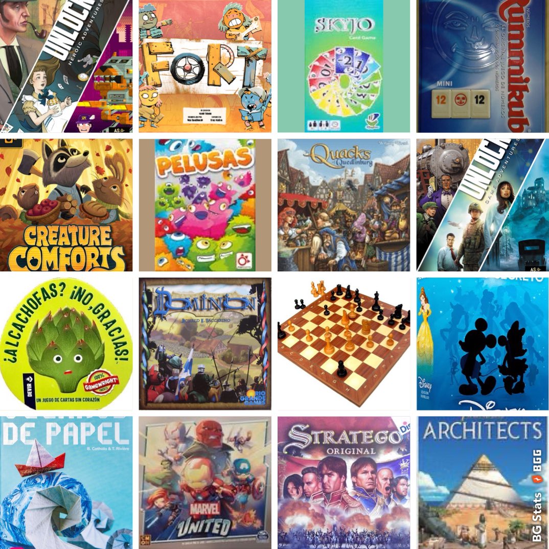 oriolfb's tweet image. Aquests són els #jocsdetaula als que hem jugat aquest setembre #bgstats  #unlock #fort #skyjo