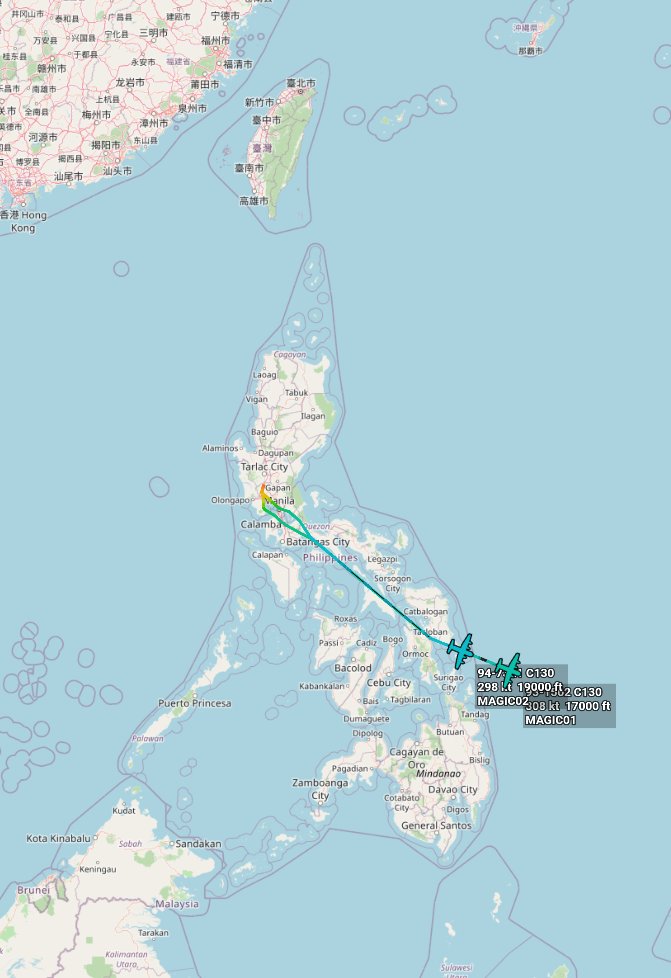 Oceanworldfree's tweet image. 🇺🇲USAF 165th Airlift Wing
MAGIC01 93-1562 #ADFDC8 
MAGIC02 94-7321 #ADFEA1

#LeyteGulf  #レイテ沖海戦

Lockheed C-130H Hercules
Lockheed C-130H Hercules