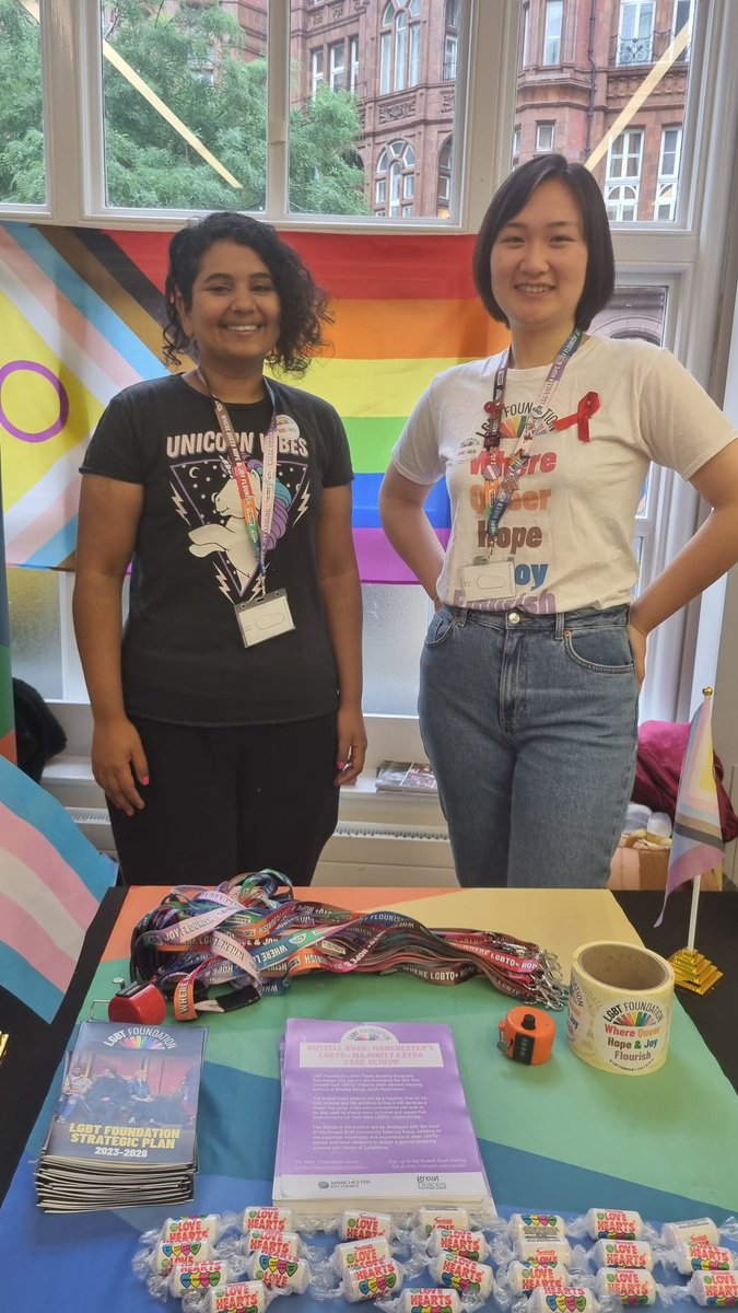 LGBTfdn's tweet photo. 📚 Join us from 11AM at Manchester Central Library! 🌈 Chat with us and many other incredible LGBTQ+ charities. 🏳️🌈 Including, @GalopUK, @GeorgeHouseTrst, @TransActualUK, and more. 🤗
Come by 11AM to 2PM and celebrate diversity and equality! #LGBTQEquality #NetworkingBrunch 🌟🏳️🌈 https://t.co/dfpLJuxJOX