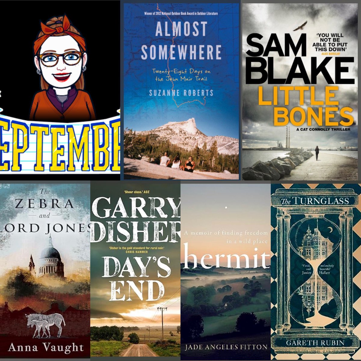 ClareJanetMason's tweet photo. September Stunners - Part 1
I thought I would share with you today some of the books I have enjoyed in the past monthππβ¬οΈ
As you can see I have a fondness for history & mystery readsππ
#LittleBones @samblakebooks
#TheTurnglass @GarethRubin
See my π§΅for full details πβ¬οΈ https://t.co/IEzTqlnVY2