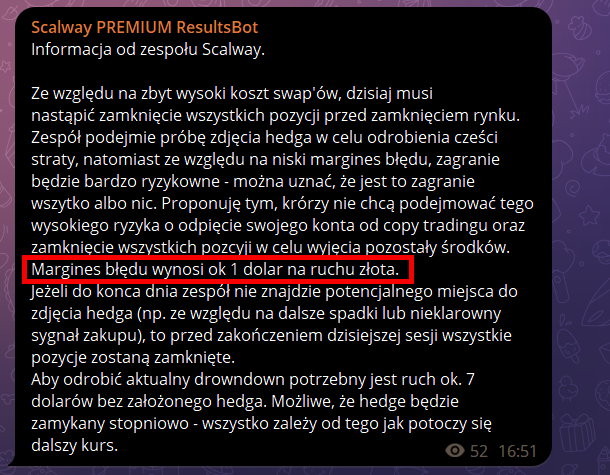 SzwajcarFx's tweet photo. #GRID #patologia #scalway #bot 
Jednak to jest kopalnia contentu u tych "GRIDziarzy".
Margines błędu wynosi około 1usd.
xD
Ostro Was tam zlewarowali na tym scam bociku. Ciężko im wyjść z hedga, bo rynek może nagle wyzerować rachunki. 1usd na złocie to około 0,05%. Mocne lewarowanie.