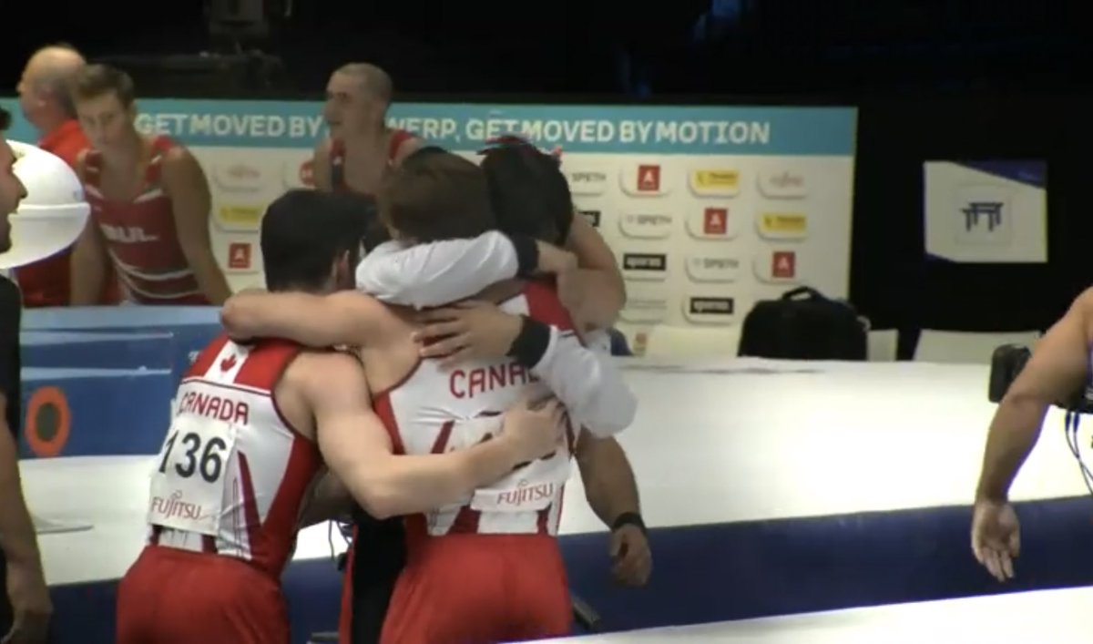 Canada qualify a team to Paris 2024 with a HUGE 249.260 (currently in 4th)!