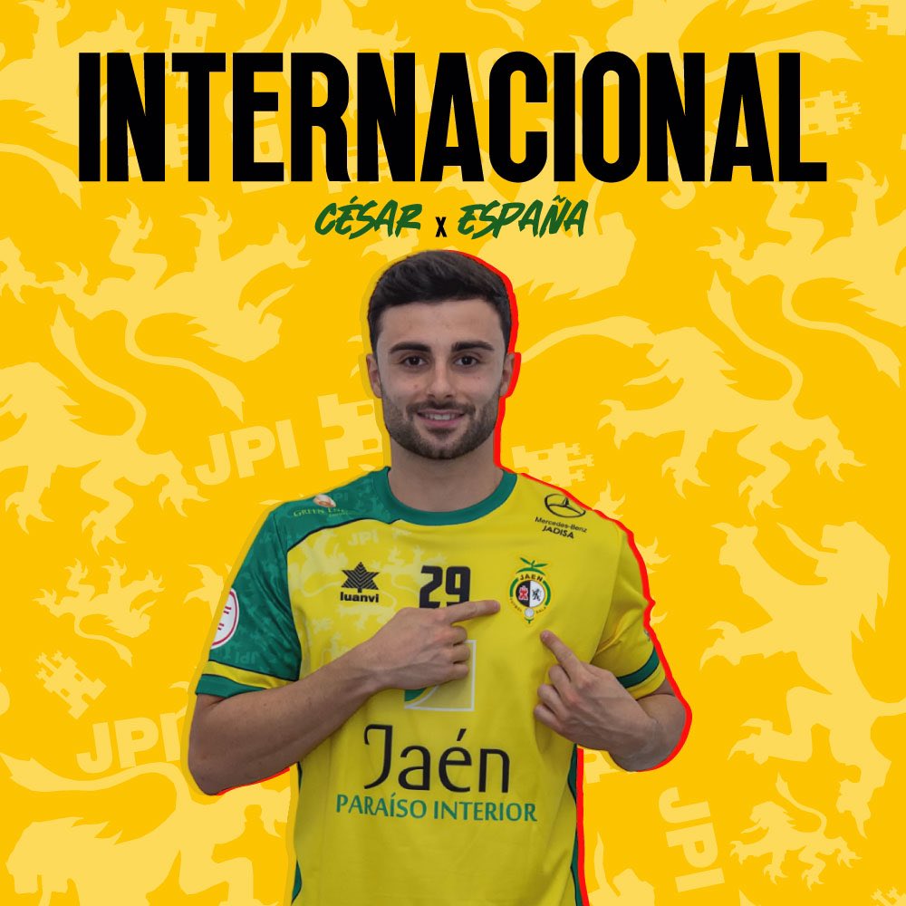 Jaén Paraíso Interior FS (@jaenfs) on Twitter photo 🌍 INTERNACIONAL
🇪🇸 <a href="/Cesillas10/">César Velasco</a> sustituye a Mellado en la convocatoria de la <a href="/sefutbol/">Selección Española Masculina de Fútbol</a> y disputará dos partidos clasificación para el Mundial 2024
🗓️ 6/10 🆚 Eslovenia
🗓️ 10/10 🆚 Eslovenia
🏟️ Jaén disfrutará de dos de los nuestros
👏 ¡Enhorabuena César!
#SomosJaén💛 🌍 INTERNACIONAL
🇪🇸 <a href="/Cesillas10/">César Velasco</a> sustituye a Mellado en la convocatoria de la <a href="/sefutbol/">Selección Española Masculina de Fútbol</a> y disputará dos partidos clasificación para el Mundial 2024
🗓️ 6/10 🆚 Eslovenia
🗓️ 10/10 🆚 Eslovenia
🏟️ Jaén disfrutará de dos de los nuestros
👏 ¡Enhorabuena César!
#SomosJaén💛