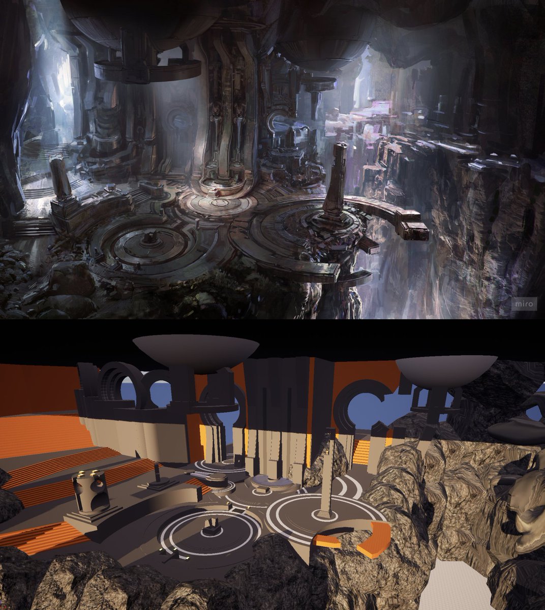 MichaelK_LD's tweet photo. Happy #blocktober month, everyone I'm excited to see y'all's work.
Here are a few blockouts I did this summer for fun based on some reference. 
#LevelDesign #UE5  #gamedev https://t.co/0lAl9eElxC