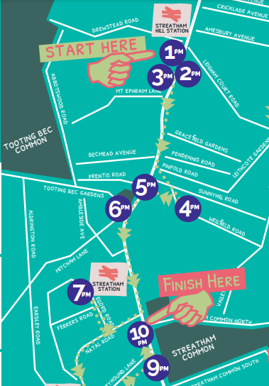 streatfest's tweet photo. Challenge time!⏲️ Can you complete the full #StreathamStrut route on Sat 14 Oct? 10 live bands at 10 venues along & around #Streatham High Rd
Keep a look out for full Strut map & all #StreatFest events in newest @heartstreatham mag ❤️ https://t.co/mNVolhdlaQ