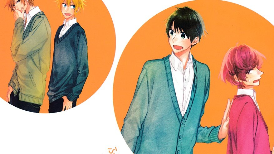 pinkgreen_otd's tweet photo. today's pink/green pairing is niibashi juuya and kagiura akira from hirano to kagiura!! 💖💚 https://t.co/0K7aDllzjK