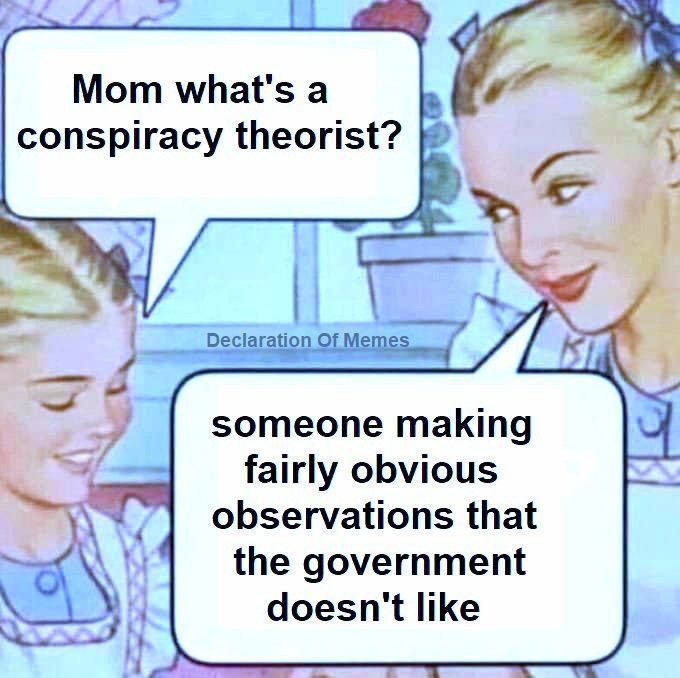 Cherub_Rock_23's tweet photo. Simple explanation of a conspiracy theorist.. https://t.co/uIzJyjFUQn