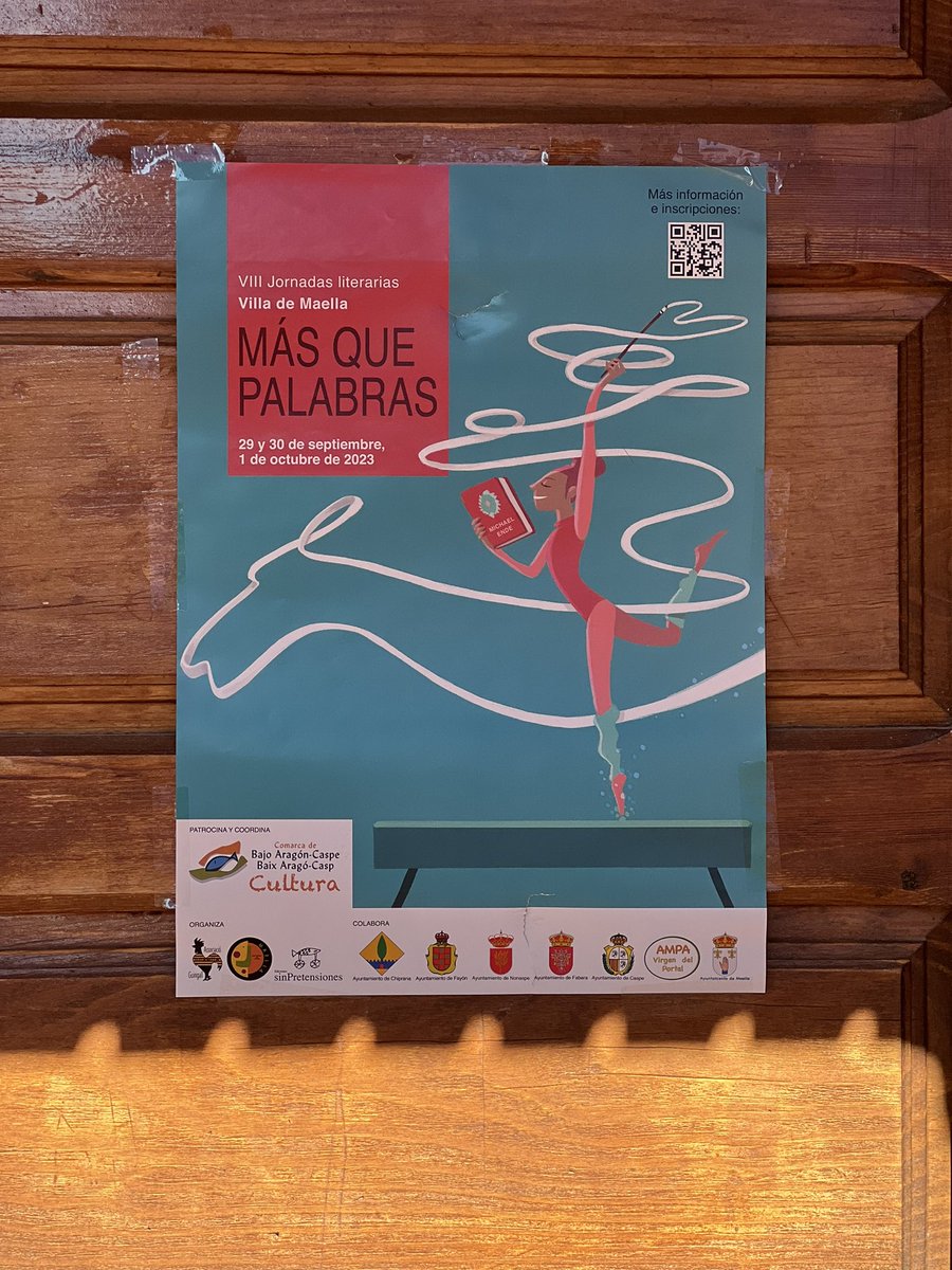 masiperera's tweet photo. El DUC està visitant les Jornades Literàries Masquepalabras que organitza l’escola de Maella! Cap de setmana compartint la màgia dels llibres de la mà d’autors/es, il•lustradors/es, llibreters/es…! Moltes gràcies per tot! #compartint #llibres #bibliotecaescolar ☺️ https://t.co/9KNgZNGpFC