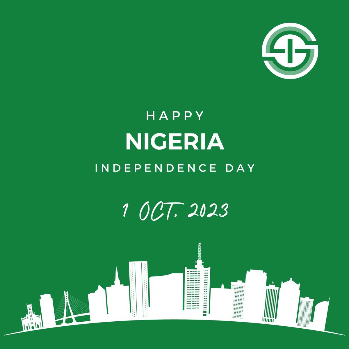 Happy 63rd Nigeria Independence Day!

#oisservices #nigeria #independanceday #NigeriaIndependenceDay