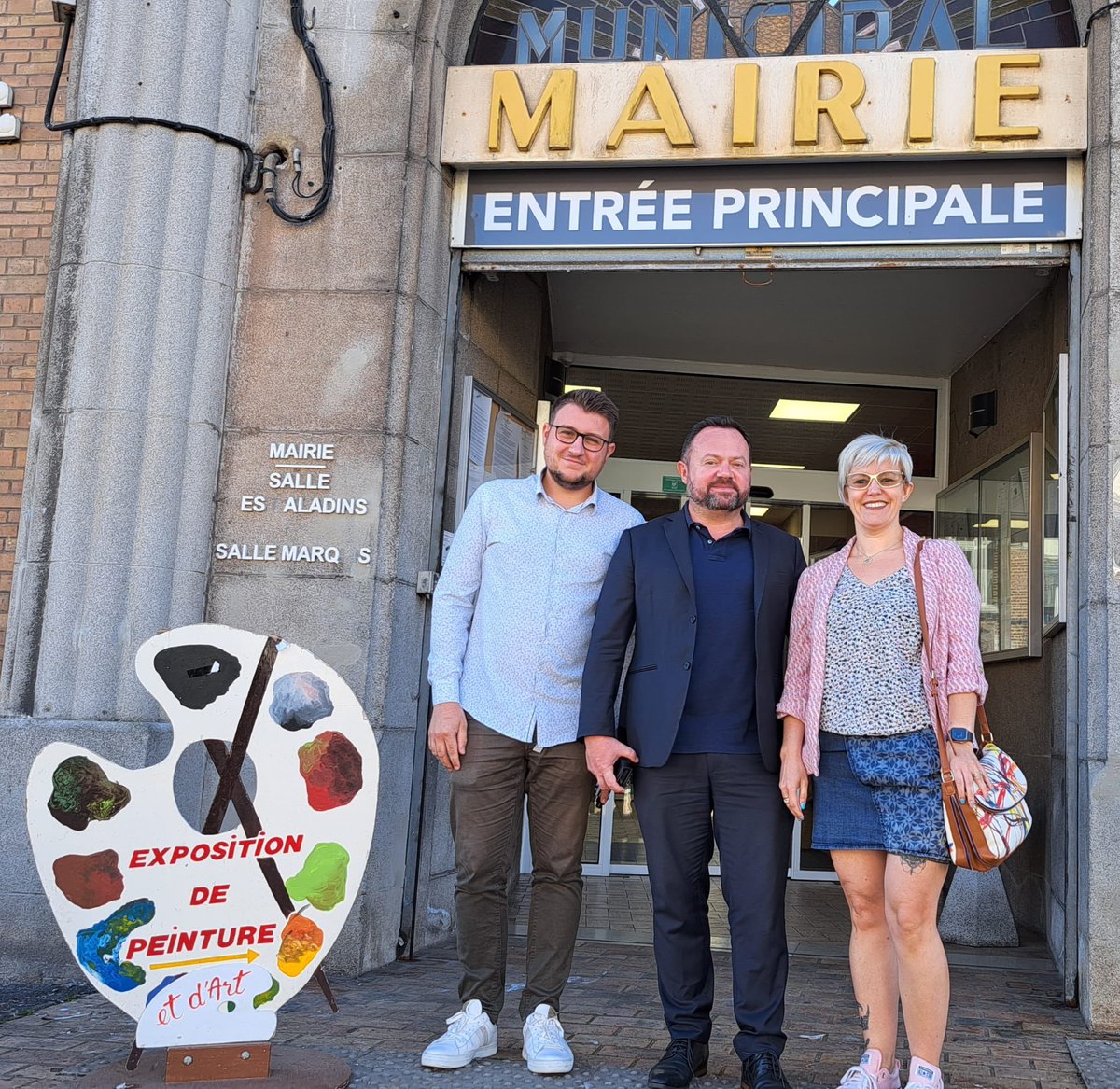 BrunoBilde's tweet photo. 🎨🧑‍🎨 Une sympathique exposition des artistes indépendants winglois !
A découvrir jusqu’à ce soir à la salle des baladins de la mairie. #Wingles https://t.co/3eShp98exa