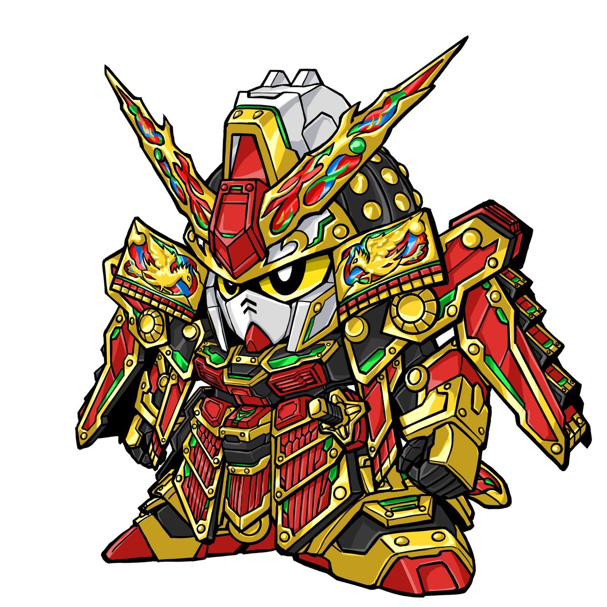 「武者ガンダム」のTwitter画像/イラスト) – 武者ガンダム イラスト かわいい – NFZCO