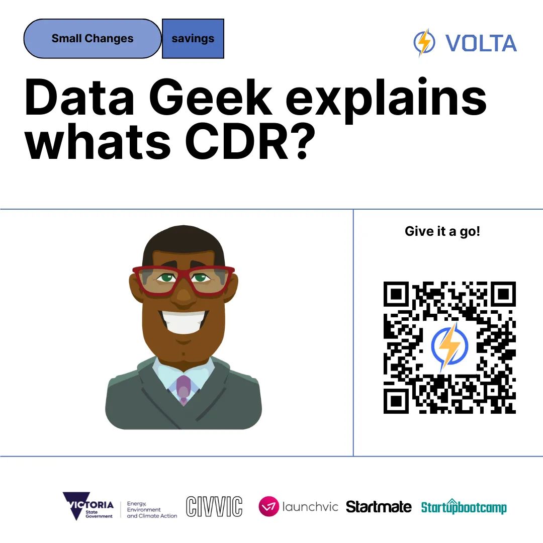 VoltaRocksApp's tweet image. 🤓 #DataGeek Explains: CDR in energy means &quot;Consumer Data Right.&quot; It empowers YOU to access your energy data and share it securely. Why? So we can help you find the best plans to save big! 📊🔋 #OpenEnergy #CDR

buff.ly/43zR8p3