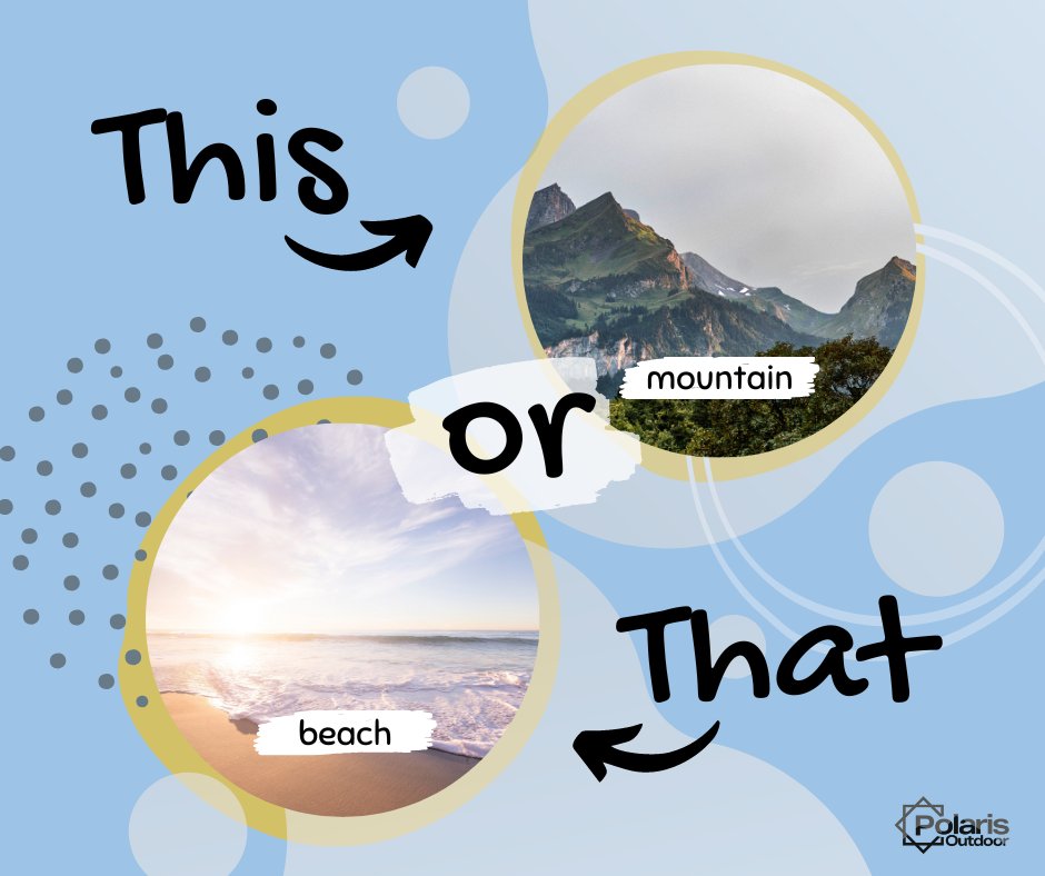 Where would you rather be?

#beach #mountain #adventure #travel #sundayfun