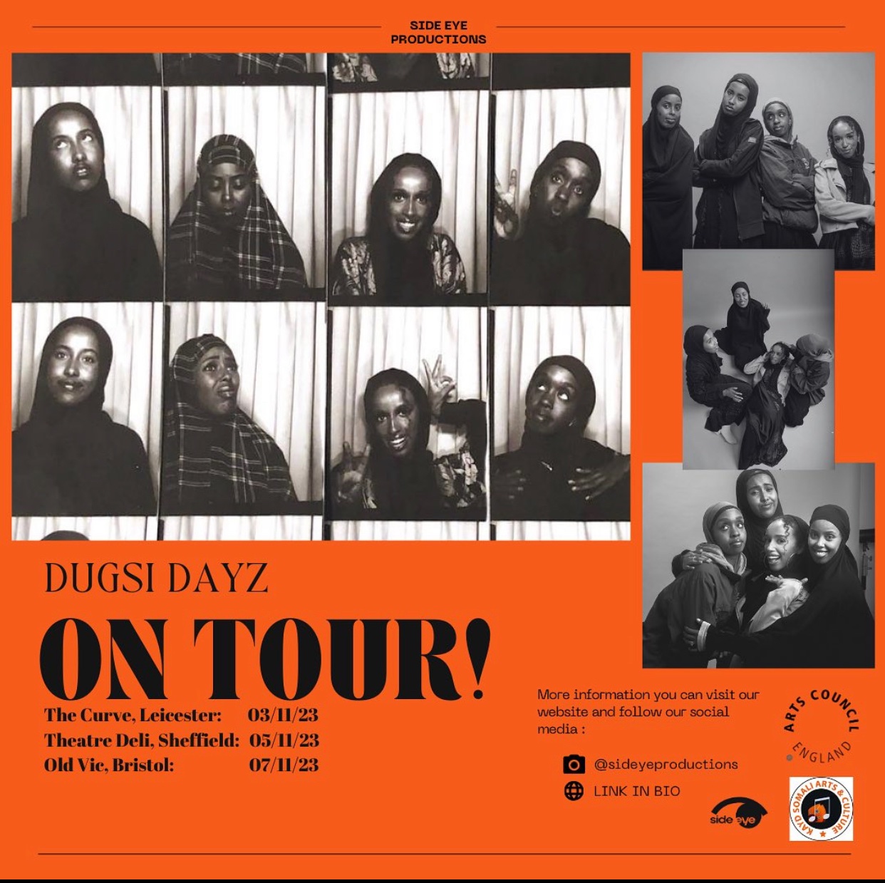 Side eYe on X: Its not every day London, London London! - Yasmin, Dugsi  Dayz News is out, we have on top of an incredible 2 week run with New  Diorama theatres