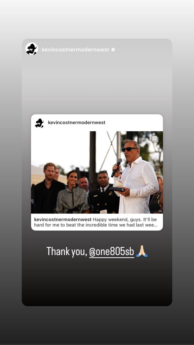 sunrayleo1's tweet image. If you want to know just how happy &amp;amp; proud the organisers of the first responders charity in California are about their two special guests #PrinceHarryandMeghan then go to their IG page lol they keep posting them 😊 😄 ☺️ 😉 ❤🔥🔥🔥🔥

#One805Live! @One805Live #KevinCostner