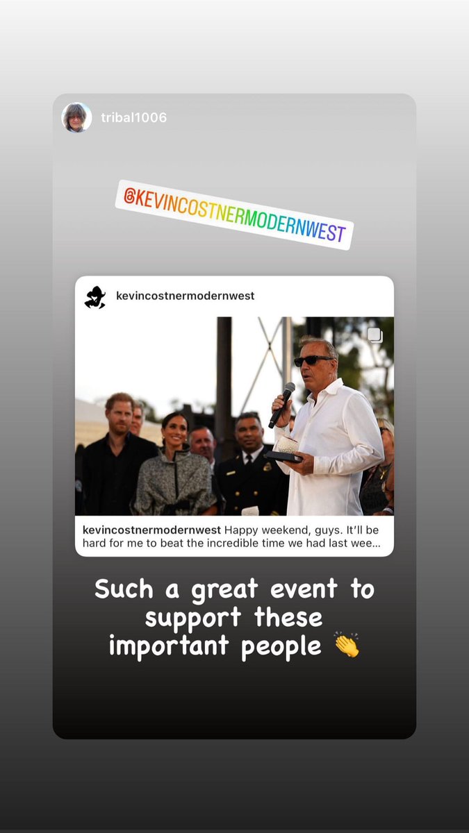 sunrayleo1's tweet image. If you want to know just how happy &amp;amp; proud the organisers of the first responders charity in California are about their two special guests #PrinceHarryandMeghan then go to their IG page lol they keep posting them 😊 😄 ☺️ 😉 ❤🔥🔥🔥🔥

#One805Live! @One805Live #KevinCostner