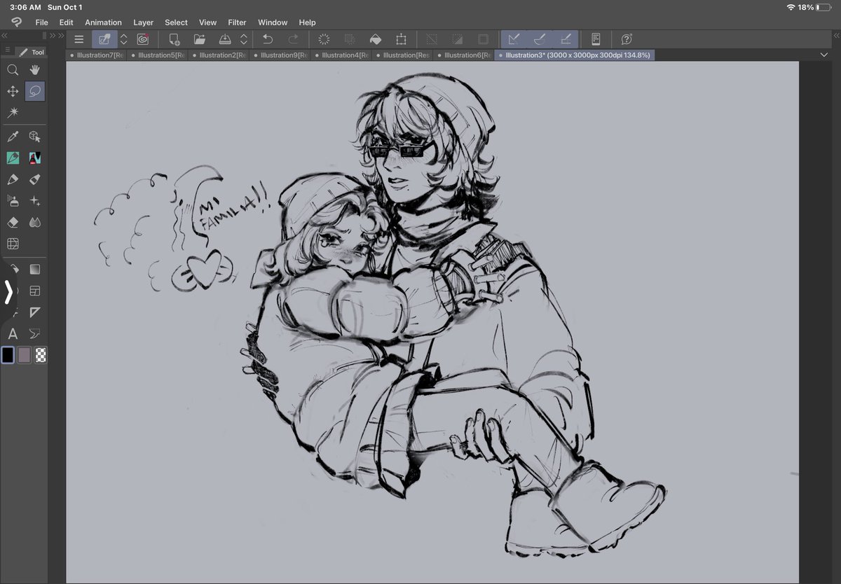 junioNotice's tweet photo. Quick wip to end the night of the family to ever exist https://t.co/VHT21n5Q5a