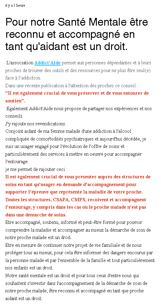 fh_3g's tweet photo. @SanteMentale @bastamedia_ En #Psy il est une autre "Culture de l'entrave" celle qui laisse ou qui reconduit l'#Entourage, les partenaires de vie à la porte des soins avec seulement ces mots
" vous n'y pouvez rien protégez vous protégez vos Enfants"
Absence d'informations DANGER & pertes de chances https://t.co/ypt3at7XKb