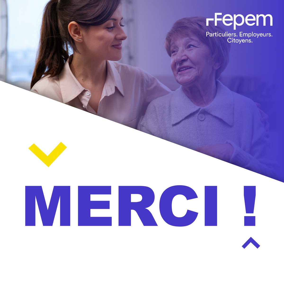 Fepemfr's tweet photo. 📅#JourneeInternationale #PersonnesAgees

👏Merci aux 325 000 salariés à domicile qui prennent soin du million de #ParticuliersEmployeurs fragiles ! https://t.co/Qu5P9qtPho