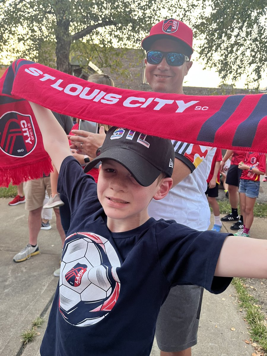 Our first @stlCITYsc game and what a great night! #AllForCITY