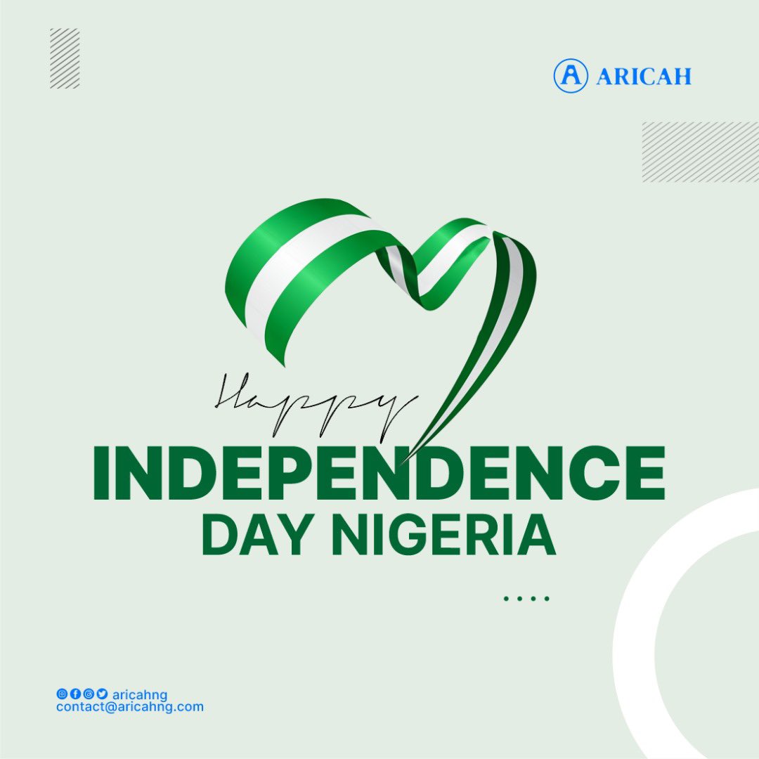 aricahng's tweet image. Happy new month from all of us at Aricah
And happy independence Nigeria 🇳🇬
