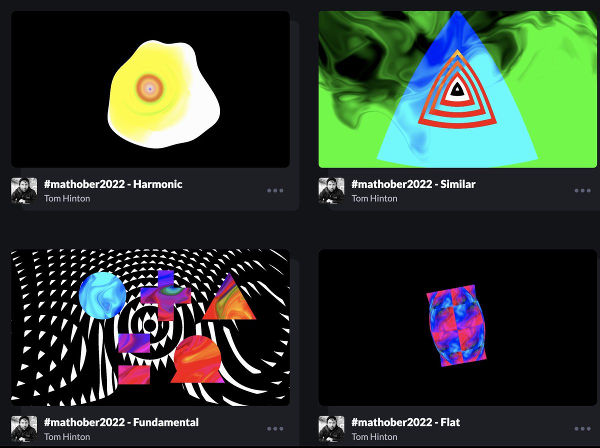 pumaparded's tweet image. Unsure how many of the terms I could explain a year on but I liked doing last years #mathober

codepen.io/collection/jbM…