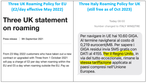 abowy's tweet photo. Mobile roaming head-scratcher: why are UK subscribers penalised? #brexit @ThreeUK https://t.co/93WHKrtLbt