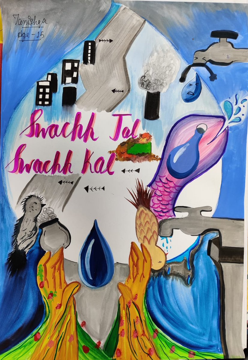 incometaxdelhi's tweet photo. DGIT (Inv.), Delhi organized a painting competition on the theme of #SwachhtaHiSeva. More than 40 children &amp; adults ranging from 5 to 39 years participated in the event. Paintings will be displayed at the ‘Swachhata Wall’ being developed in the Office #SHS2023 @IncomeTaxIndia https://t.co/QA7vWYutBK