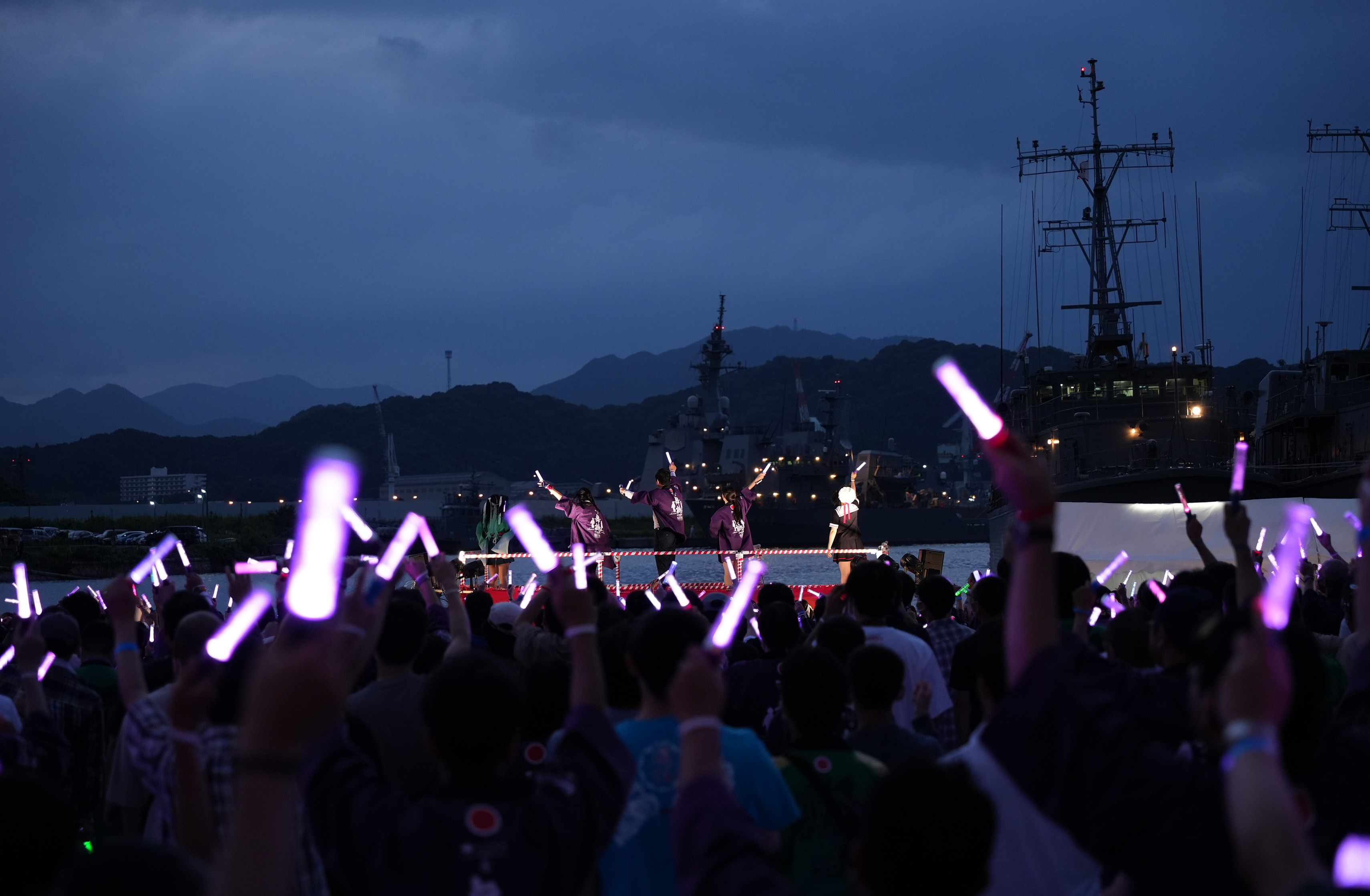 清水マリンフェスタ2023 海上自衛隊 補給艦「ときわ」一般公開等