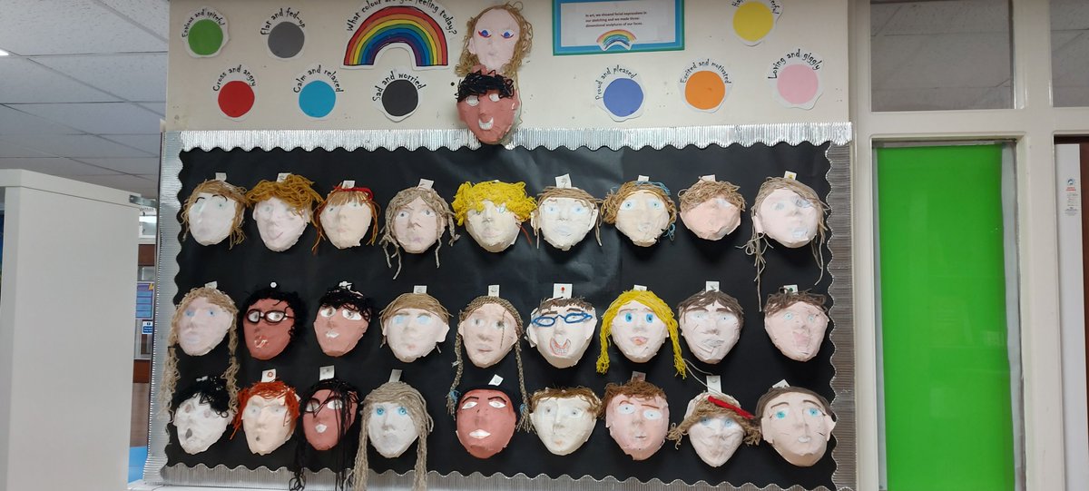MelthamMoor's tweet photo. Our amazing 3d self portraits. We have shown an fantastic array of emotions, after studying what happened to our own features when we felt different feelings.
#MMY3 #MMart https://t.co/fENVUTRdxL
