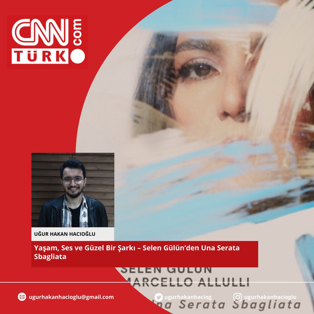 Yaşam akışının her anında yaşadığımız olaylar silsilesi içinde birçok ses bizlere eşlik eder. Ses öyle etkilidir ki hayatın her anında bizlere eşlik eder.
cnnturk.com/yazarlar/gunce… <a href="/selengulun/">Selen Gülün</a> <a href="/IkiMuzik/">iKi Muzik</a>