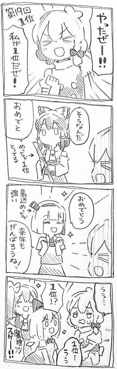 魔理沙ちゃんと第19回人気投票