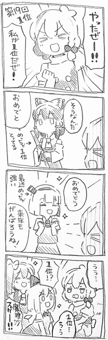 魔理沙ちゃんと第19回人気投票