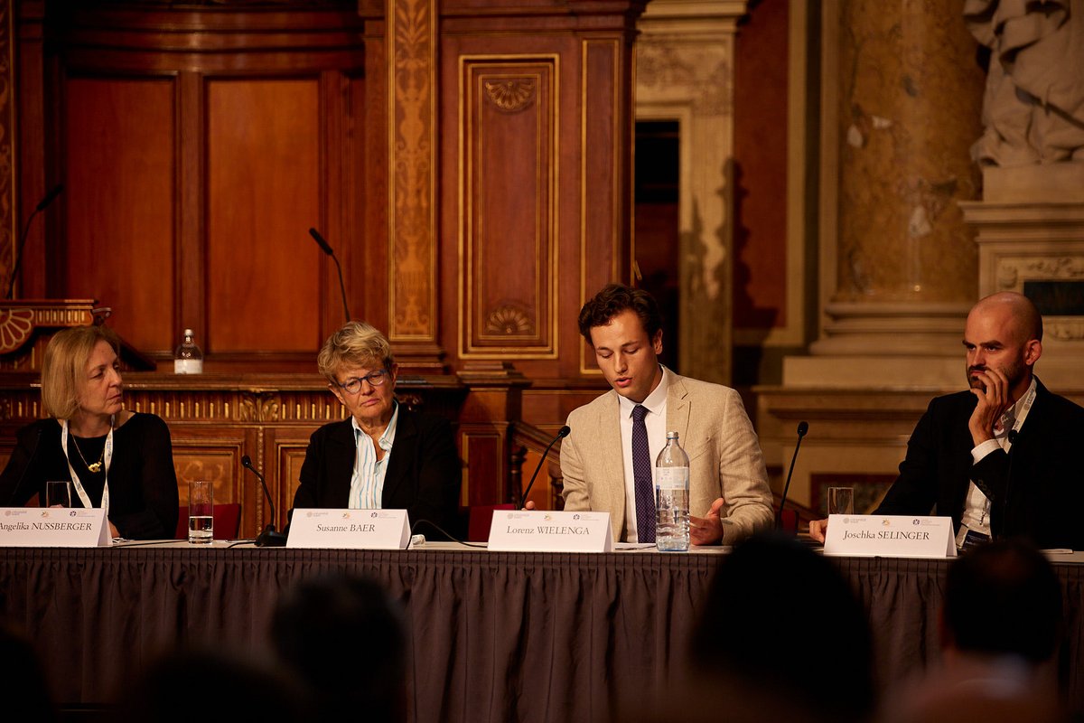 Lorenz Wielenga (@lorenzindie) on Twitter photo Who is the best and legitimate actor to combat climate change? Governments, courts, civil society? Great discussion chaired by <a href="/ahnussberger/">Angelika Nussberger</a>, with Susanne Baer and @joschkaselinger in Vienna. Who is the best and legitimate actor to combat climate change? Governments, courts, civil society? Great discussion chaired by <a href="/ahnussberger/">Angelika Nussberger</a>, with Susanne Baer and @joschkaselinger in Vienna.