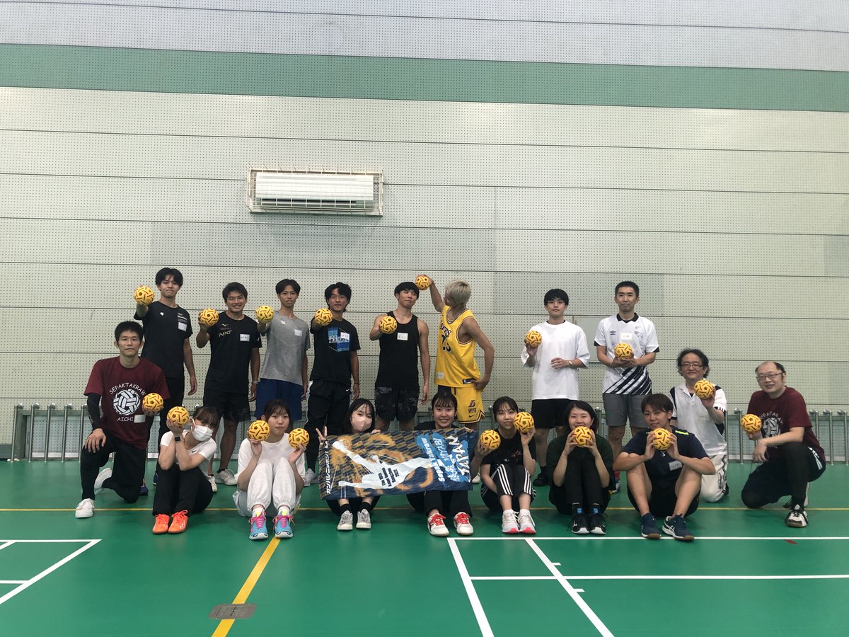 AichiSepakAssoc's tweet photo. 愛知セパタクロー国際体験交流会、第2回が開催されました！ 今回は都合により日本人のみでしたが、審判講習会まで多くの方に参加いただき、試合まで楽しくできました！  
次回は国際交流も復活、いろいろ企画中です。ぜひお申込みください！  

杭州アジア大会も開催中、がんばれニッポン！ https://t.co/a30hYalU18