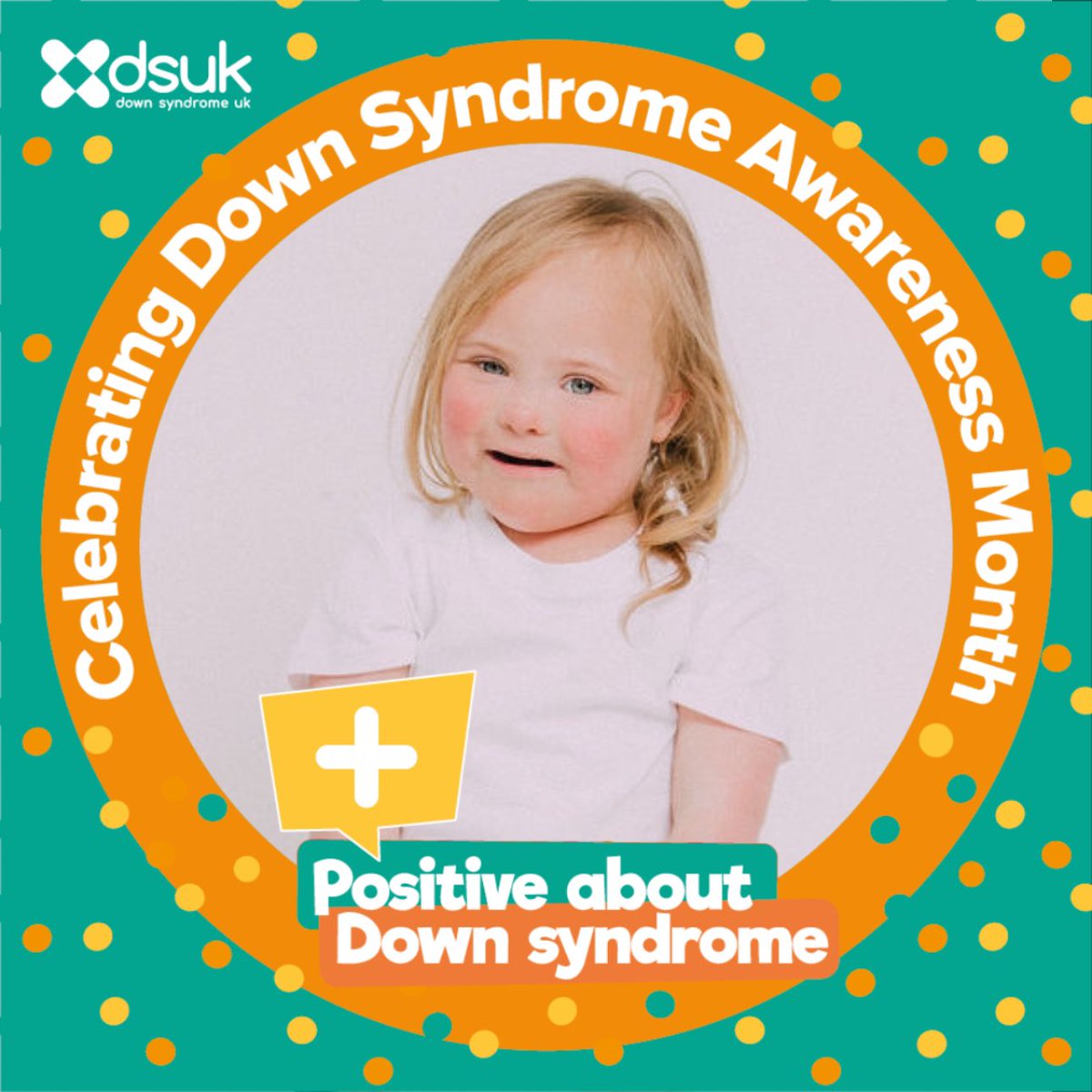 October is Down Syndrome Awareness Month. This is my daughter Florence who never fails to make people smile 😊 @PositiveaboutDS #downsyndrome #DownSyndromeAwareness