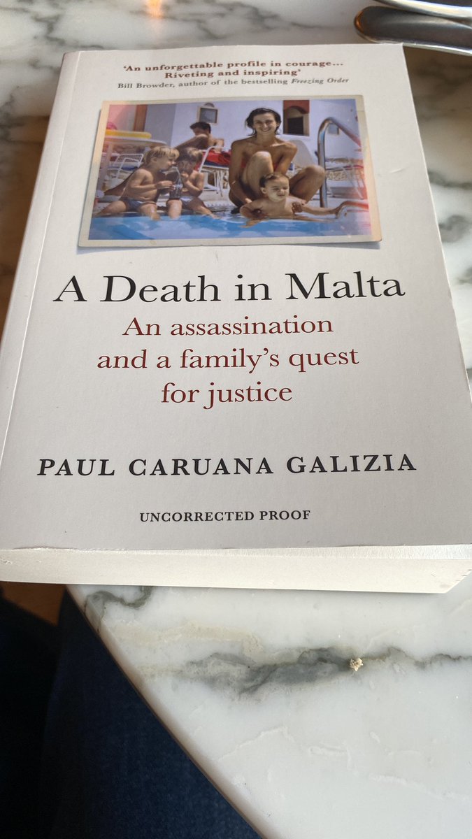 JulietteGarside's tweet photo. This just arrived in the post. @pcaruanagalizia is telling the story of his mother’s terrible murder. An abomination that galvanised many people around Europe to fight for rule of law. https://t.co/uuq4GukNsN