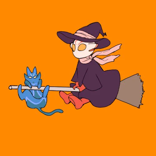 昔のですけどうちにもいます魔女っ子めびちゃん(と猫 