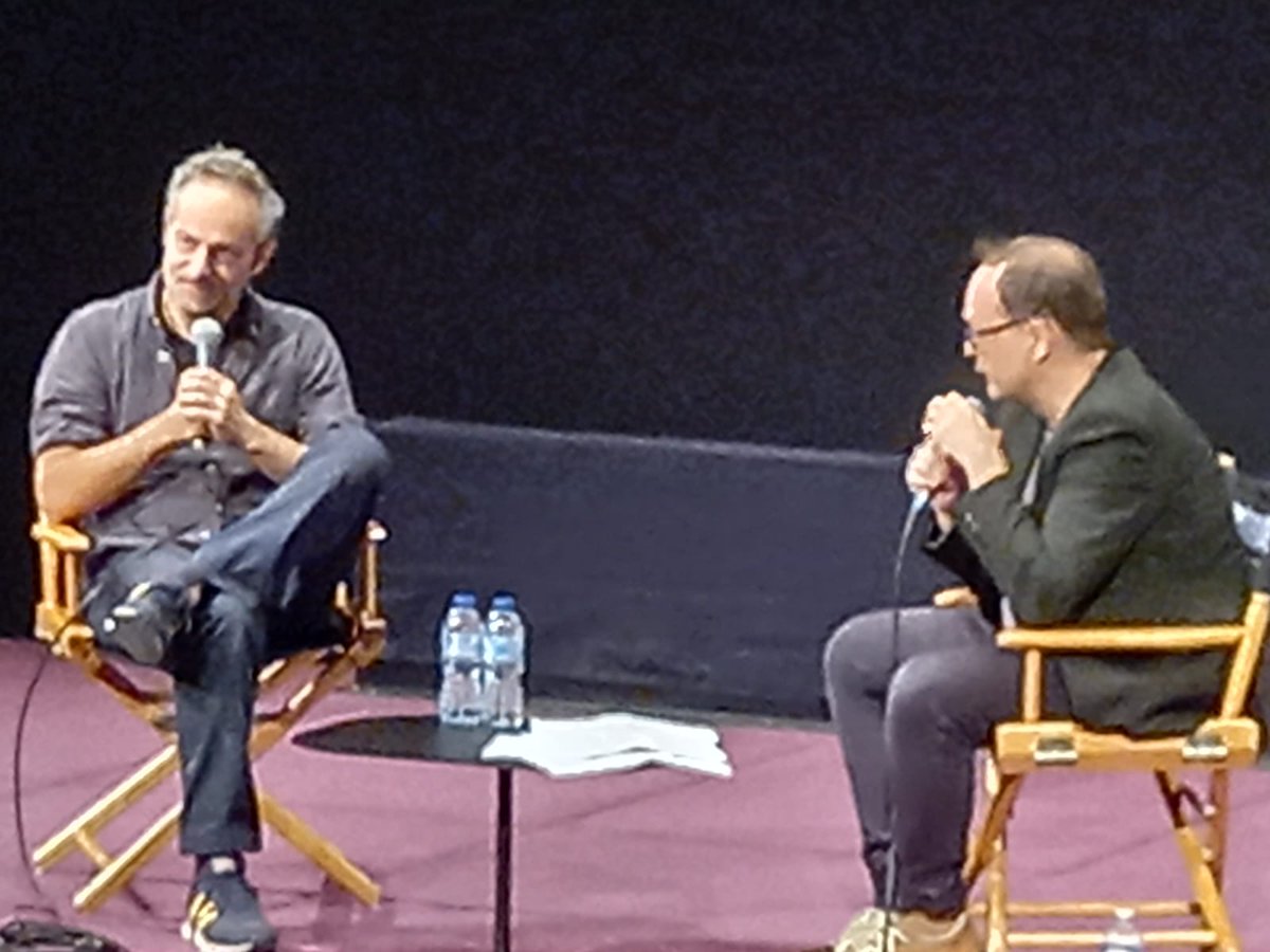 FloresLonjou's tweet photo. Intéressante leçon de cinéma de #CédricKahn animée par @BernardPayen à @cinemathequefr où il est revenu s/ sa découverte du 7ème art, ses débuts comme stagiaire auprès du monteur #YannDedet pour les films de #Pialat, la genèse de ses films ayant 1 trame en partie autobiographique https://t.co/4qL4hBOQr1