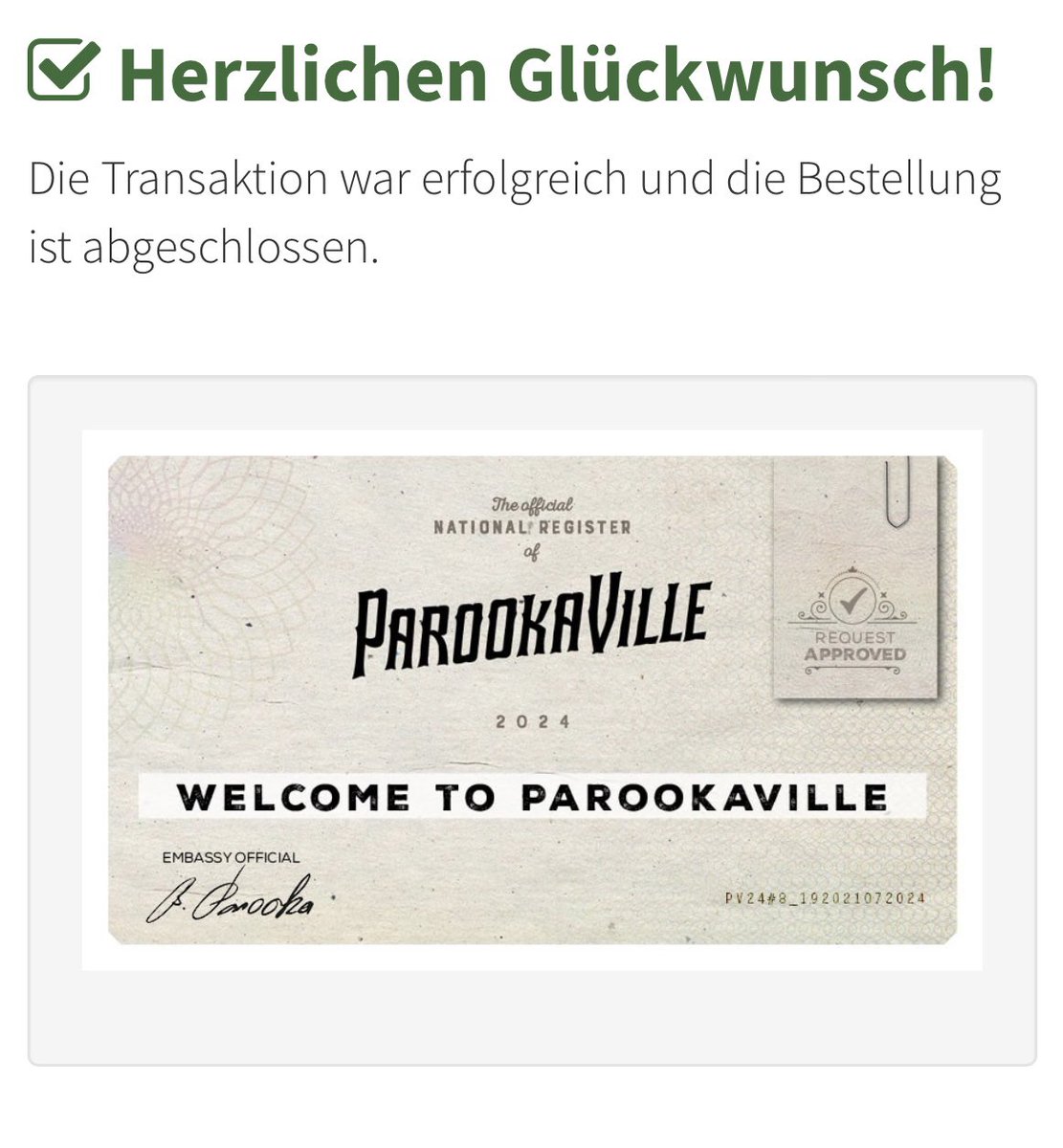 YEAH! 🤟 Ich freu mich schon ganz dolle @PAROOKAVILLE 🪩 #parookaville2024 #parookaville 🫶