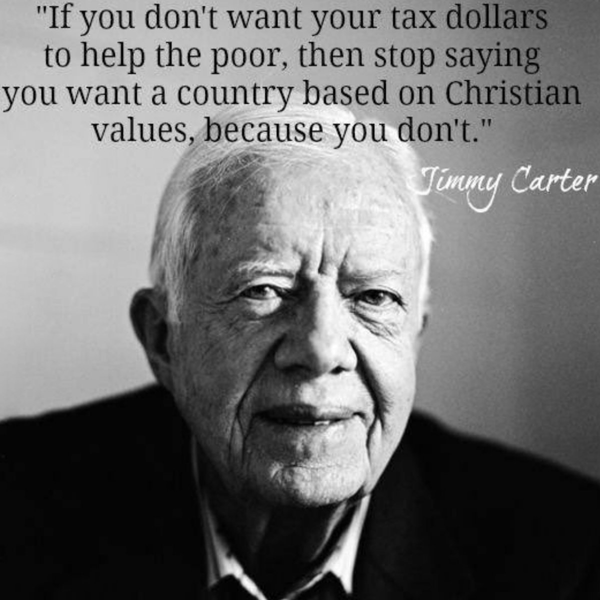 Happy 99th birthday to Jimmy Carter, one of our country's greatest presidents. The world needs more people like him.