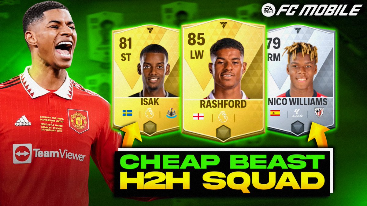 saumya_H2H's tweet photo. CHEAP BEAST H2H SQUAD BUILDER IN EA FC MOBILE 24 
#EAFCMobile
Check It Out Here 👇
https://t.co/PIJk0FrVeJ

@tutiofifa @EAFCUniverse24 @FcBrownYT @KJavierFM @FirstHalfYT @ShreyP21 @yashahuja01 @Jason29022000 https://t.co/xonfOgzmvW