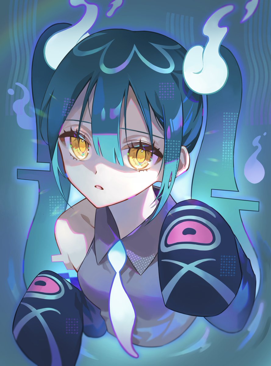 初音ミク「ゴーストミク可愛すぎる#ポケミク #初音ミク 」|Mocci（もっち）のイラスト