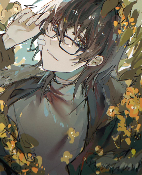 #眼鏡の日 とのことで再掲 #イラスト 