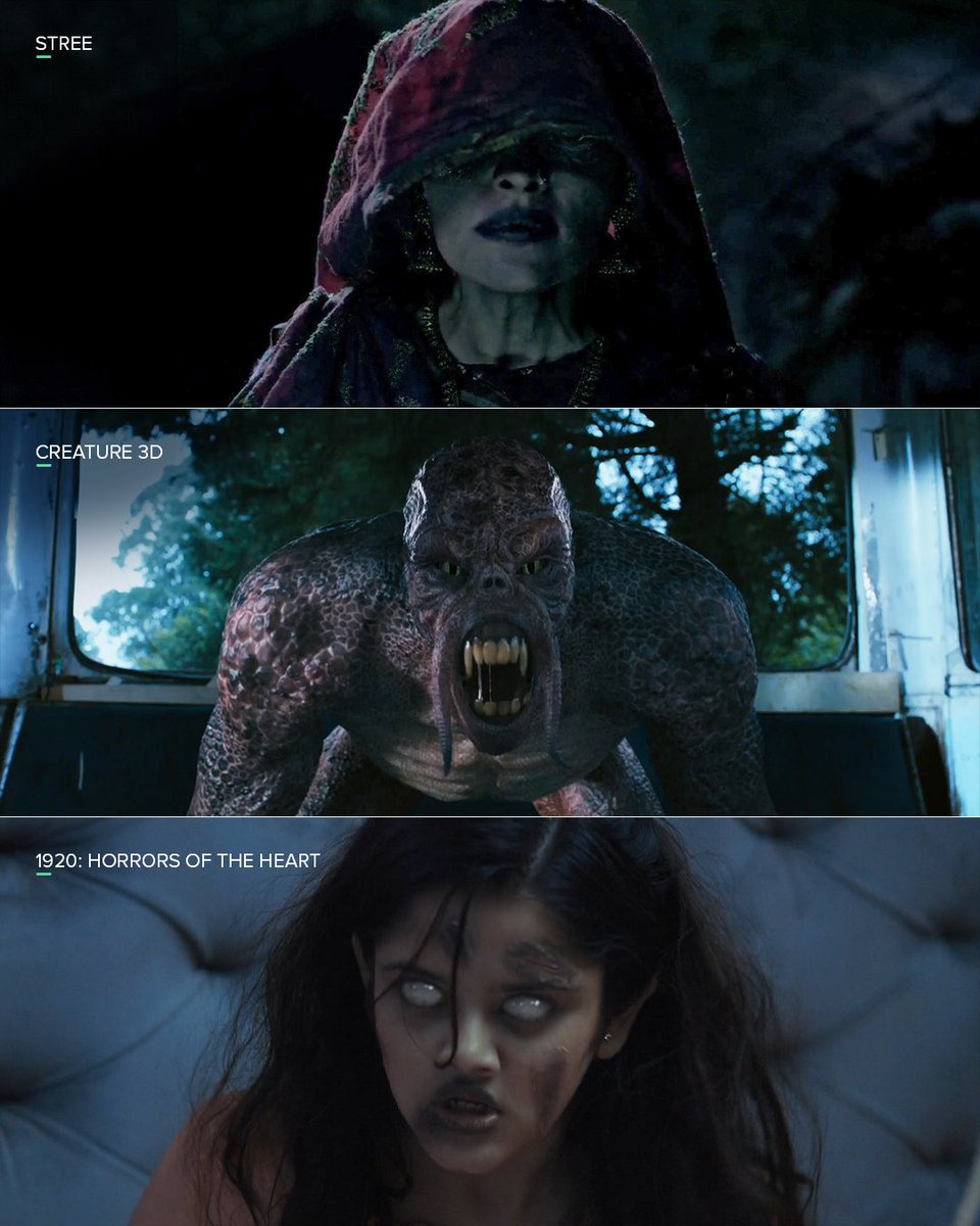 JioHotstar's tweet photo. Choose one: A night with them or bad luck for a year
#Stree #Creature3D #1920: Horrors of the Heart https://t.co/WzcIXXoRdA