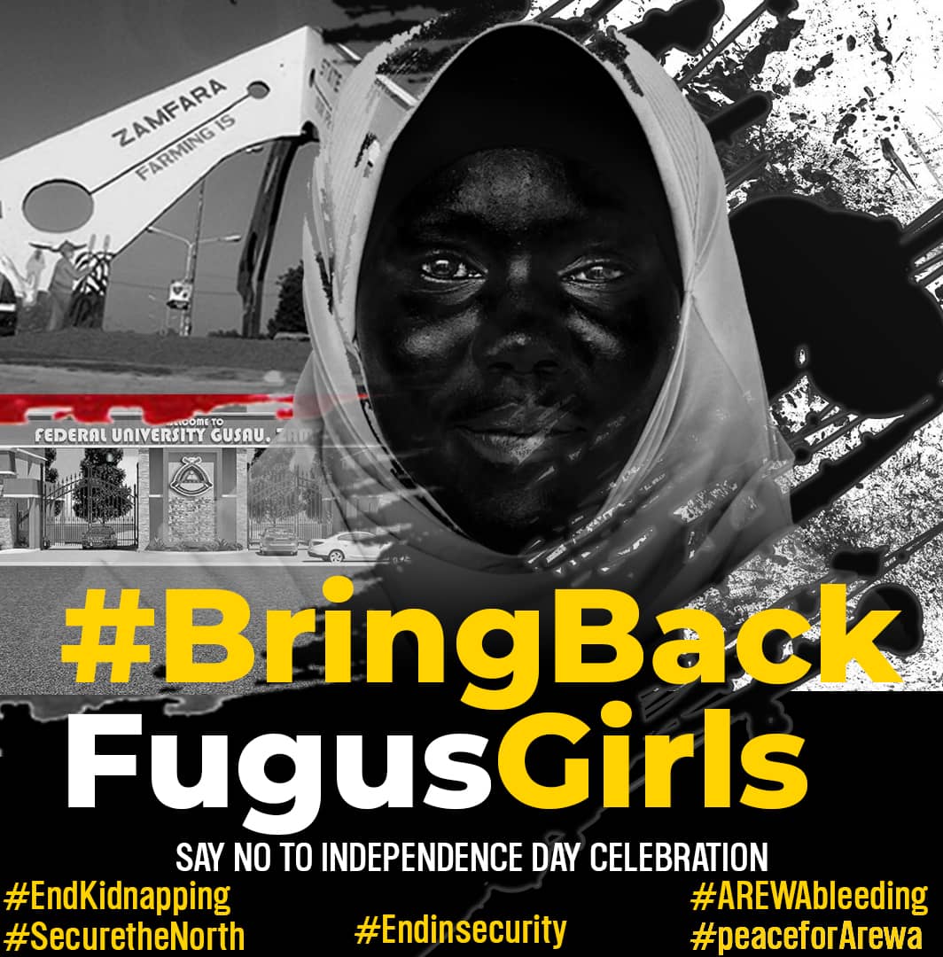 #BringBackFugusGirls

Retweet aggressively,  <a href="/PoliceNG/">Nigeria Police Force</a> <a href="/HQNigerianArmy/">Nigerian Army</a> <a href="/OfficialDSSNG/">Department of State Services (DSS)</a> <a href="/officialABAT/">Bola Ahmed Tinubu</a>