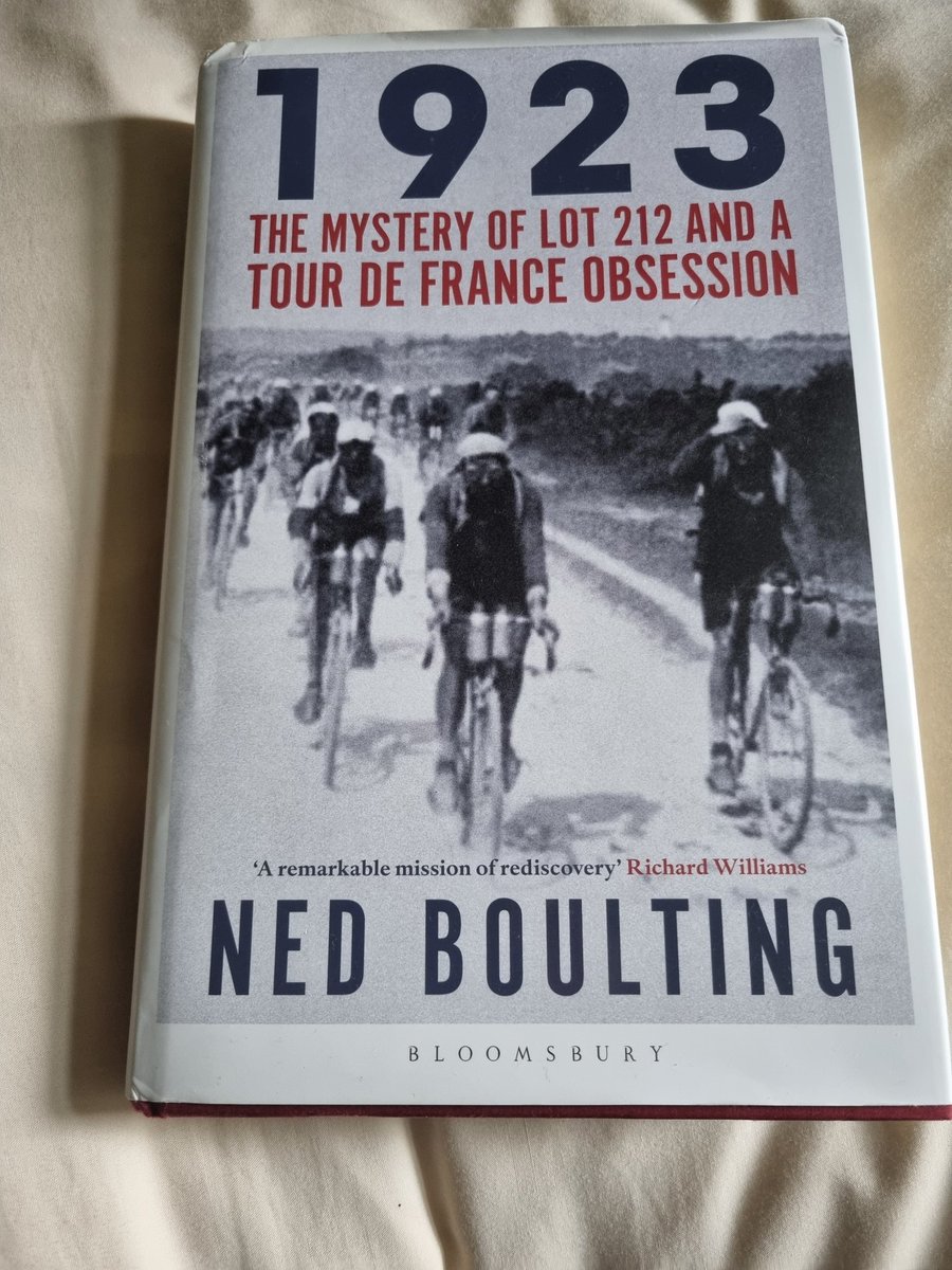 For lovers of cycling, or those with just a mild interest in the Tour de France.  How the 1923 race and 1 rider in particular can be combined with a multitude of anecdotes and historical tales somehow linked in a way only @nedboulting can pull off, is brilliant.