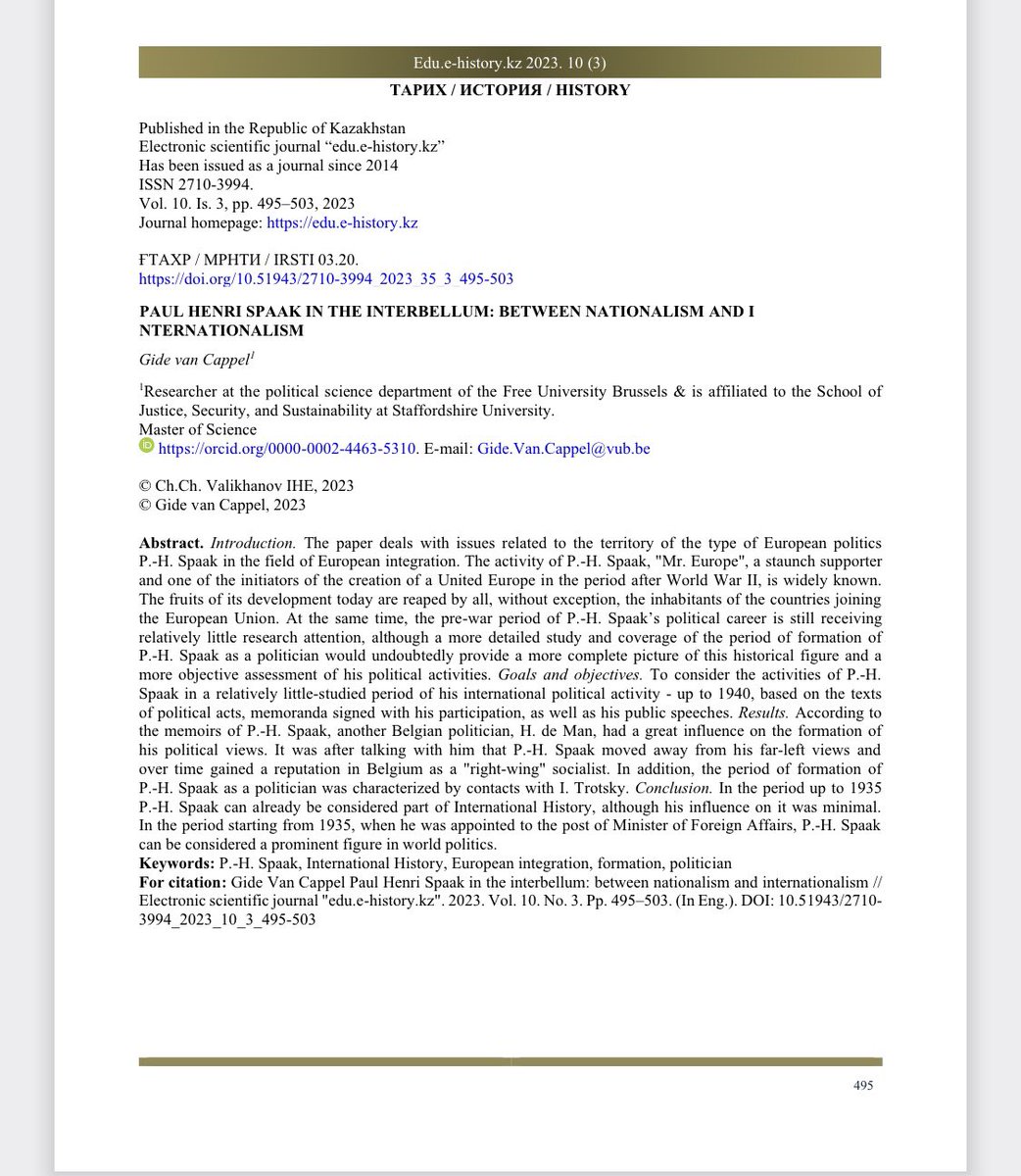 Gide Van Cappel (@gide_vancappel) on Twitter photo My latest paper on Paul Henri Spaak during the interbellum just got published! <a href="/StaffsUniHipo/">International Studies & History @StaffsUni</a>
Interested? š edu.e-history.kz/index.php/hist⦠My latest paper on Paul Henri Spaak during the interbellum just got published! <a href="/StaffsUniHipo/">International Studies & History @StaffsUni</a>
Interested? š edu.e-history.kz/index.php/histā¦
