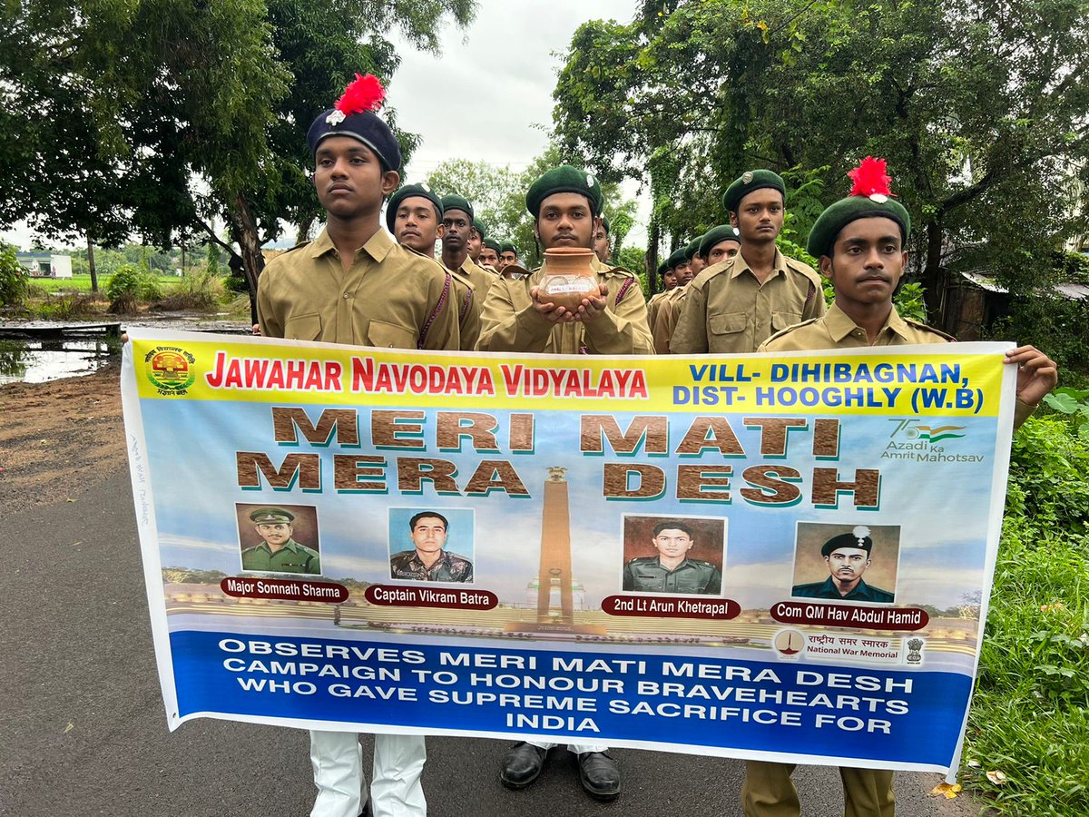 HooghlyJnv's tweet photo. #MeriMaatiMeraDesh 
@CommissionerNVS @NVS_RO_Patna @CHaribabu15 @manojlibra @EduMinOfIndia https://t.co/dl1GXmy3T7