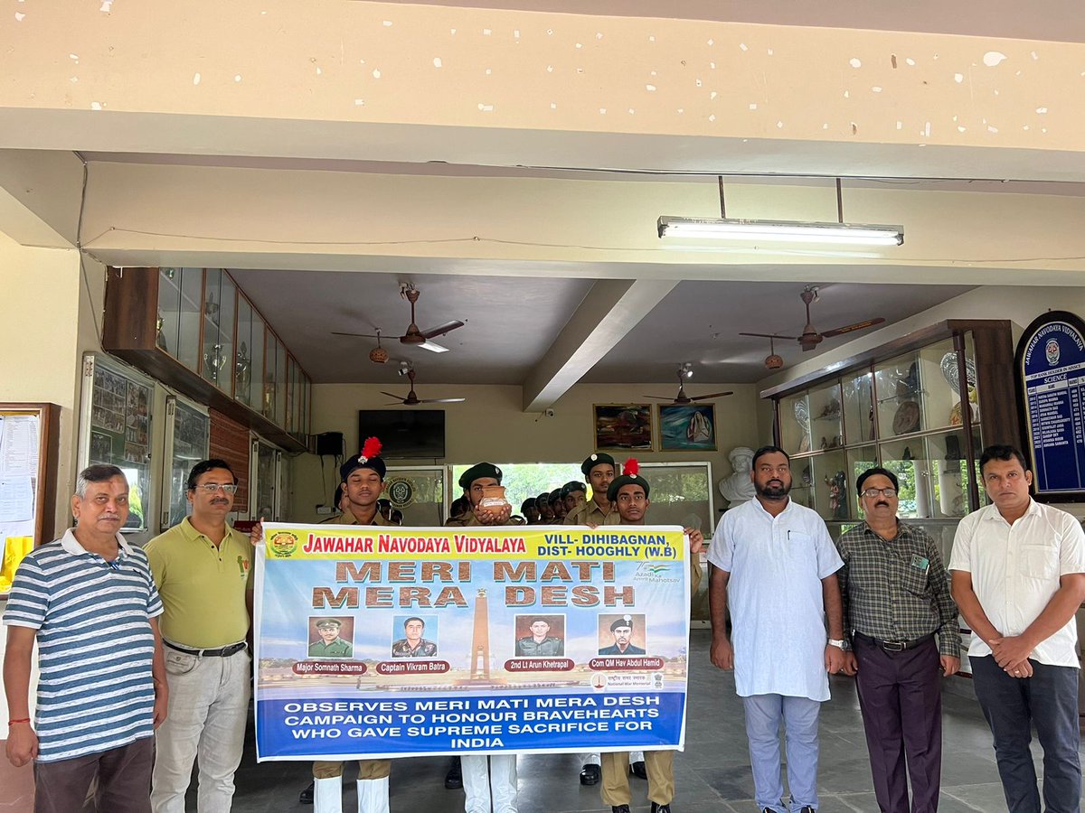 HooghlyJnv's tweet photo. #MeriMaatiMeraDesh 
@CommissionerNVS @NVS_RO_Patna @CHaribabu15 @manojlibra @EduMinOfIndia https://t.co/dl1GXmy3T7